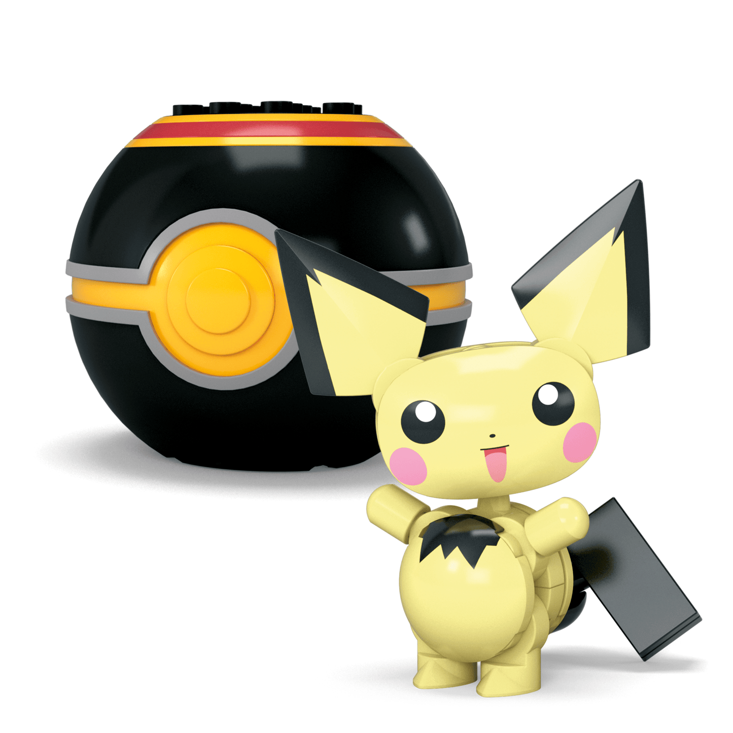 MEGA Pok¨¦mon Pok¨¦ Ball 2-Pack Building Toy Kits With 2 Action Figures (40 Pieces) For Kids