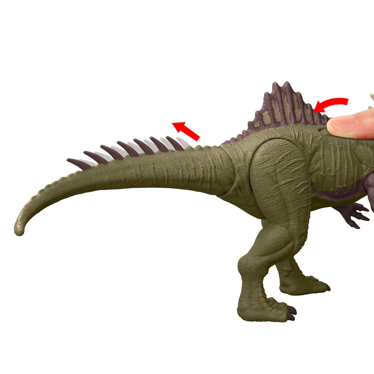 Jurassic World Battle Roarin¡¯ Becklespinax Dinosaur Action Figure Toy, Rampage Strike