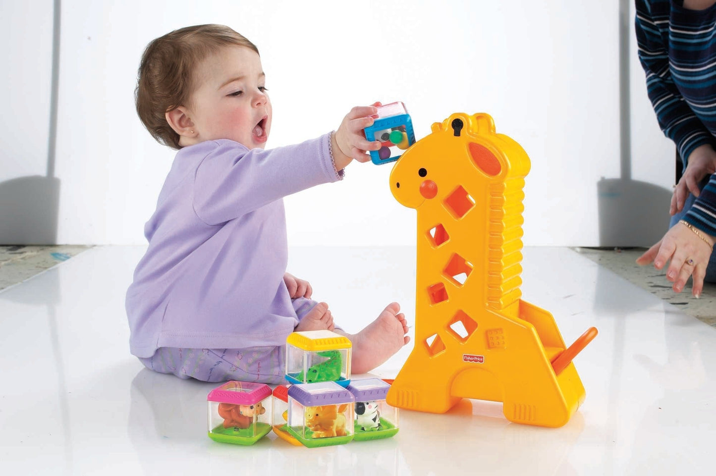 Fisher-Price Brinquedo para Beb¨ºs Girafa com Blocos