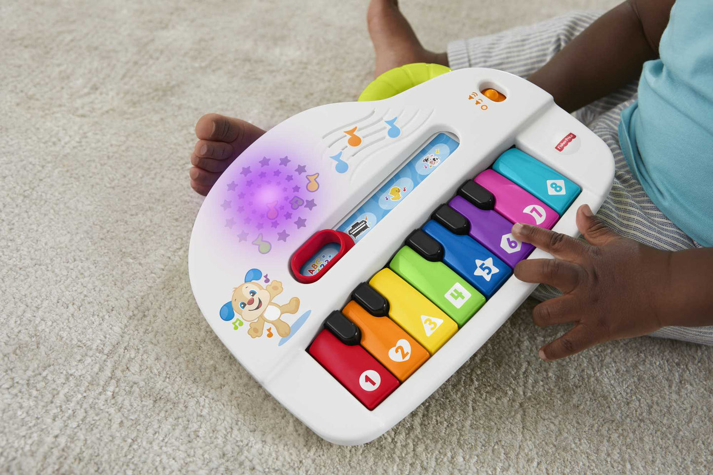 Fisher-Price R¨ªe y Aprende Juguete para Beb¨¦s Perrito Piano Sonidos Divertidos