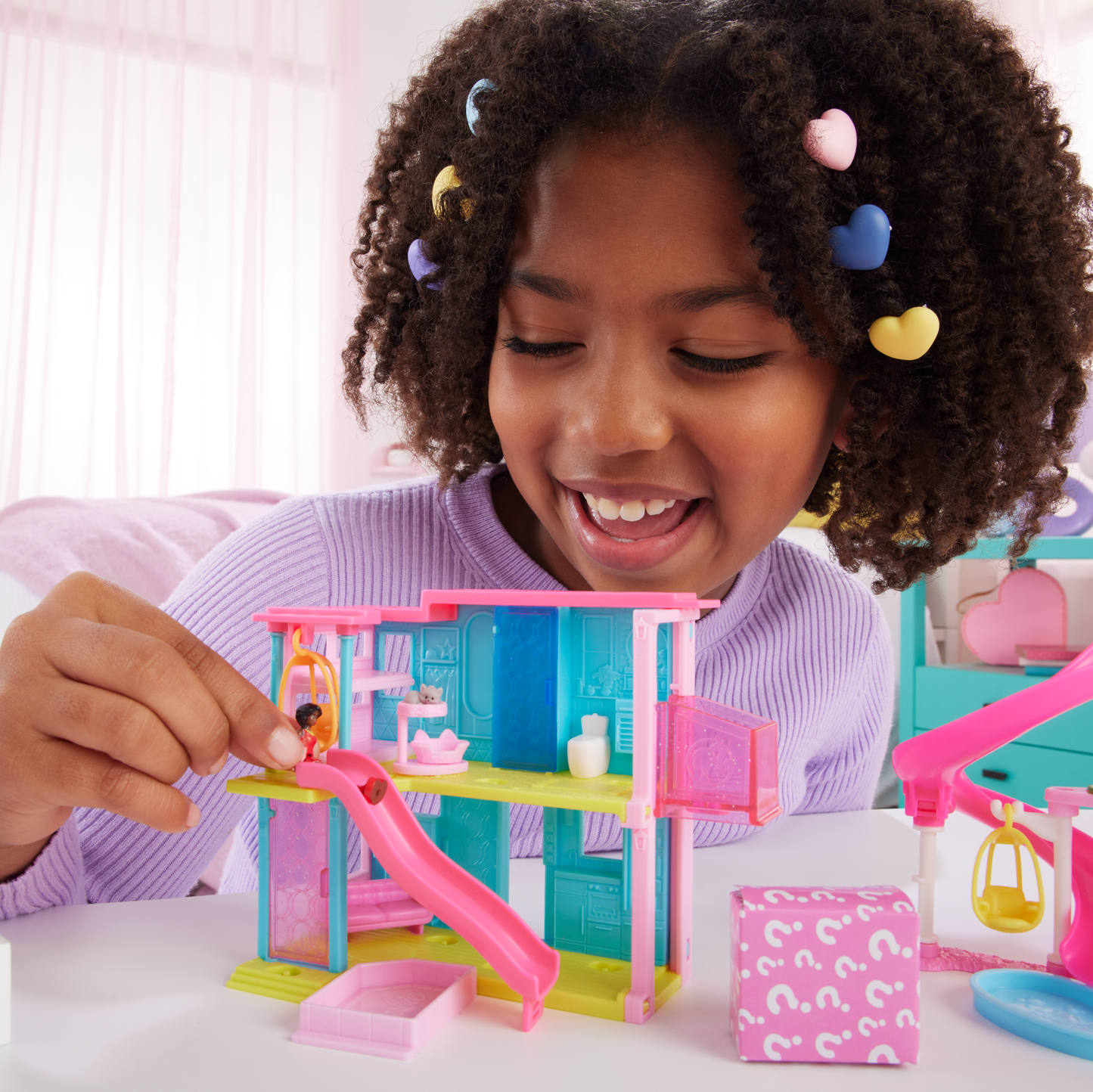 Barbie  Mini Barbieland  Coffrets  Maison de Poup¨¦e, Poup¨¦e 3,81 Cm