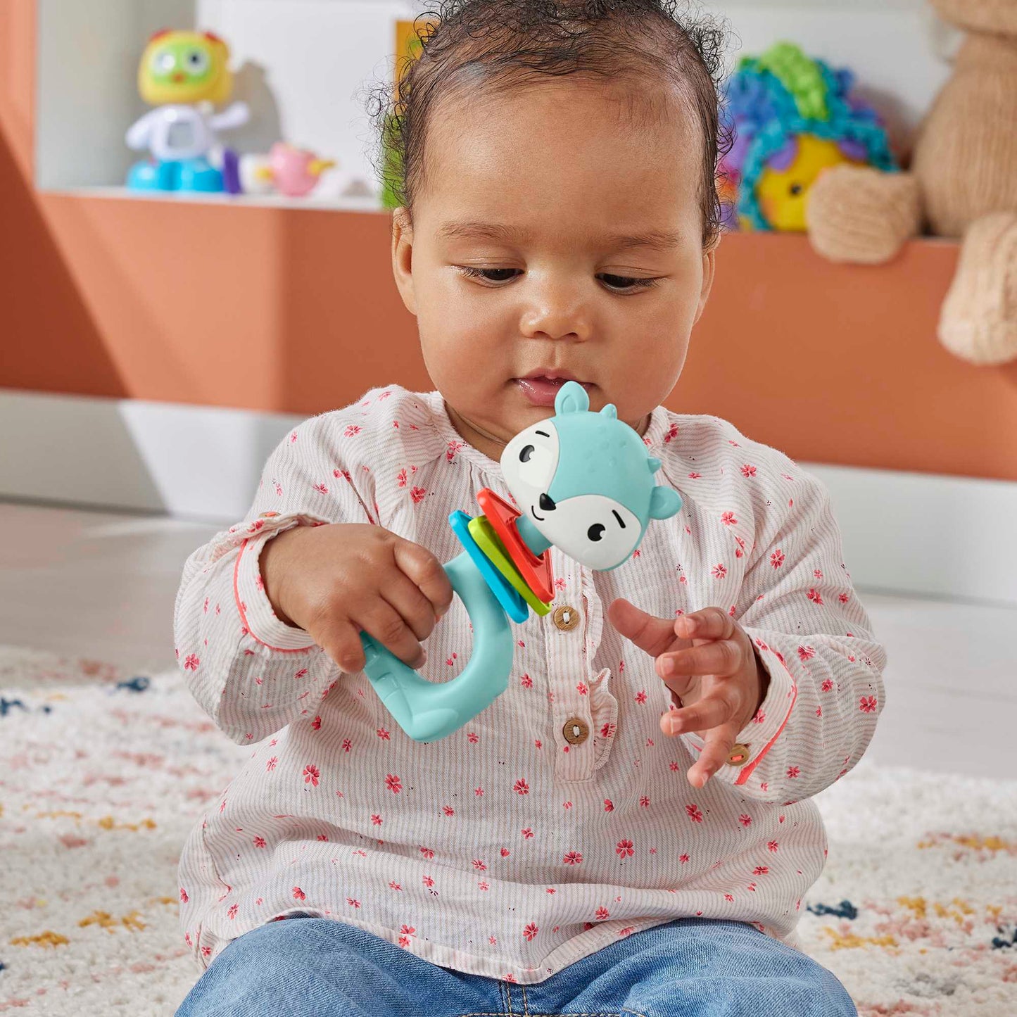 Fisher-Price Baby Sonaja para Beb¨¦s Sensimals Venado