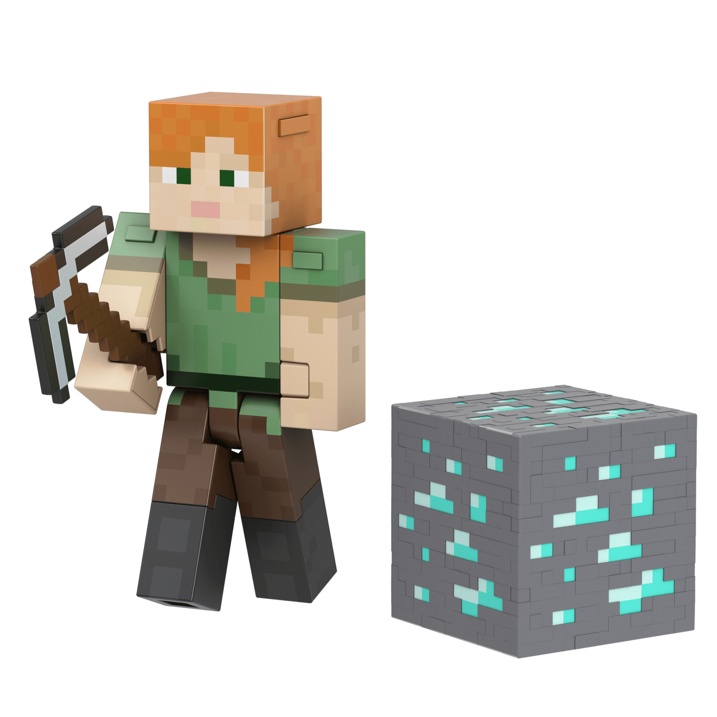 Minecraft Diamond Figura de Acci¨®n Alex Coleccionable 5.5