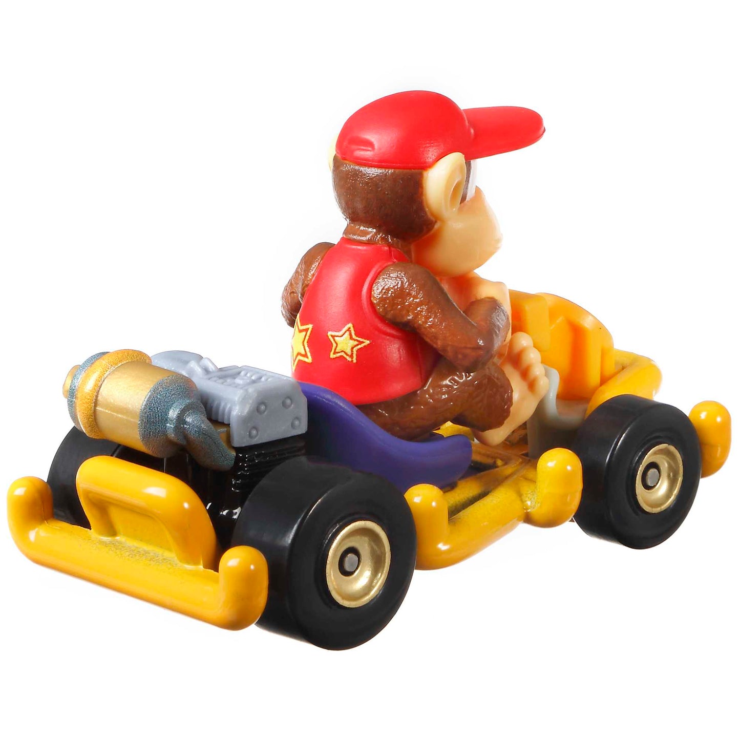 Hot Wheels Mario Kart Ve¨ªculo de Brinquedo Diddy Kong Pipe Frame