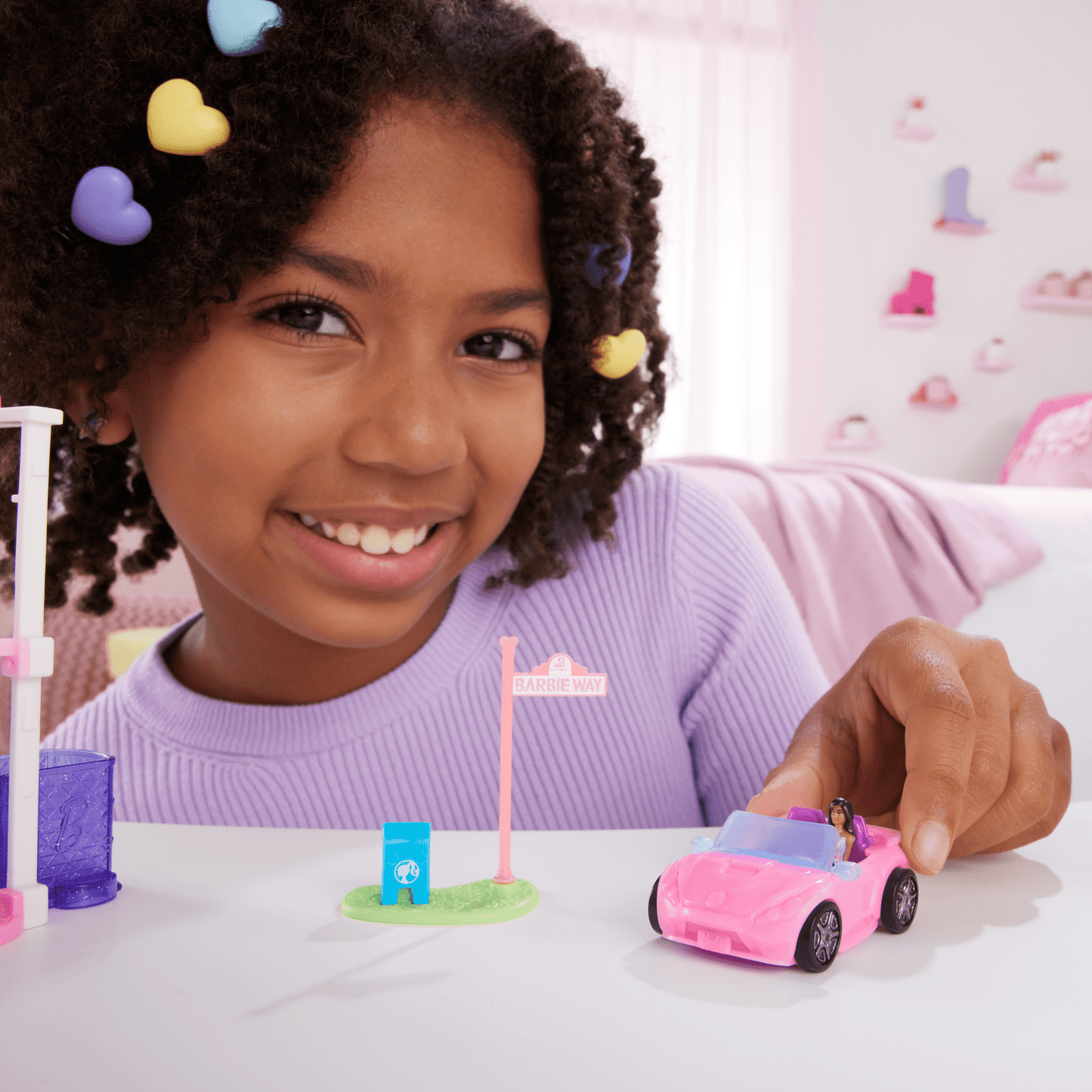 Barbie Mini BarbieLand Veh¨ªculo para Mu?ecas Convertible Rosa