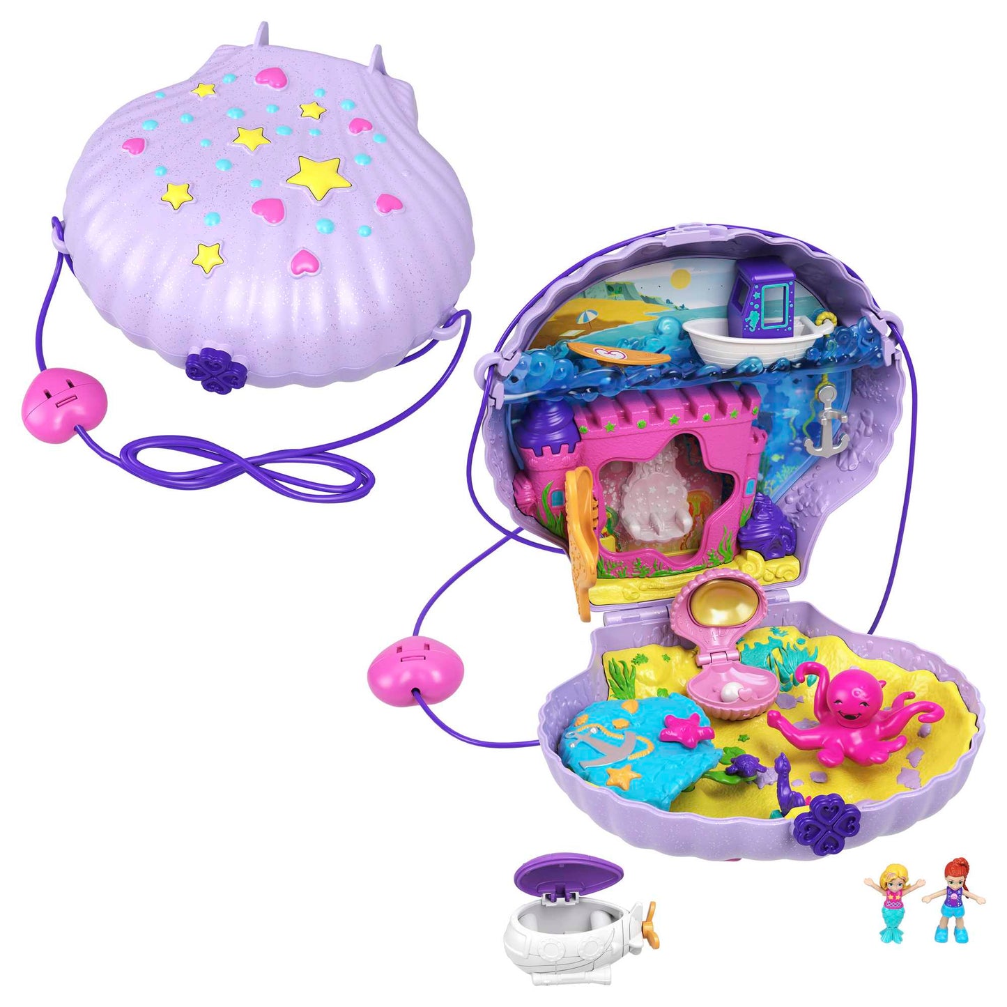 Coffret de Jeu Compact La Sacoche Coquillage Magique Polly Pocket?