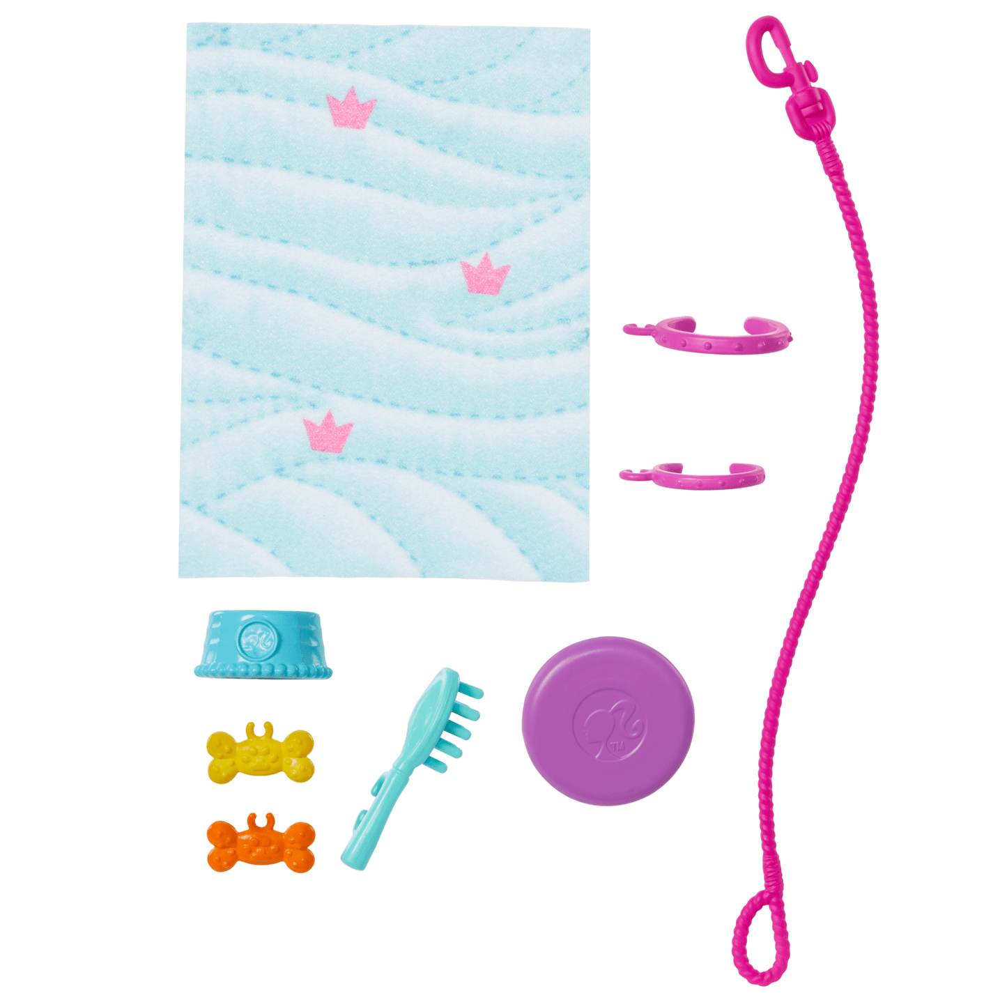 Barbie  Poup¨¦e, Chiot et Chien Dans Un Fauteuil Roulant, Accessoire