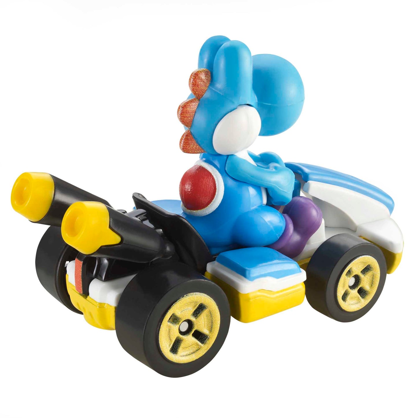 Hot Wheels Mario Kart Ve¨ªculo de Brinquedo Kart Padr?o Yoshi Azul Claro