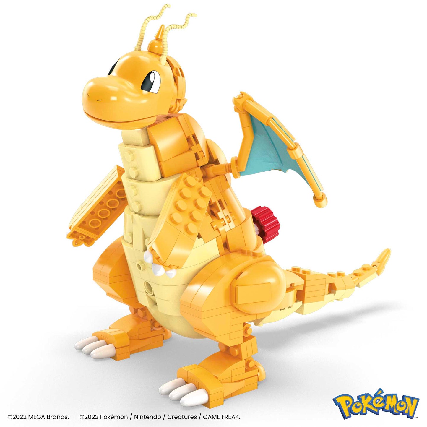 MEGA Pok¨¦mon Building Toy Kit Dragonite (387 Pieces) With Motion For Kids