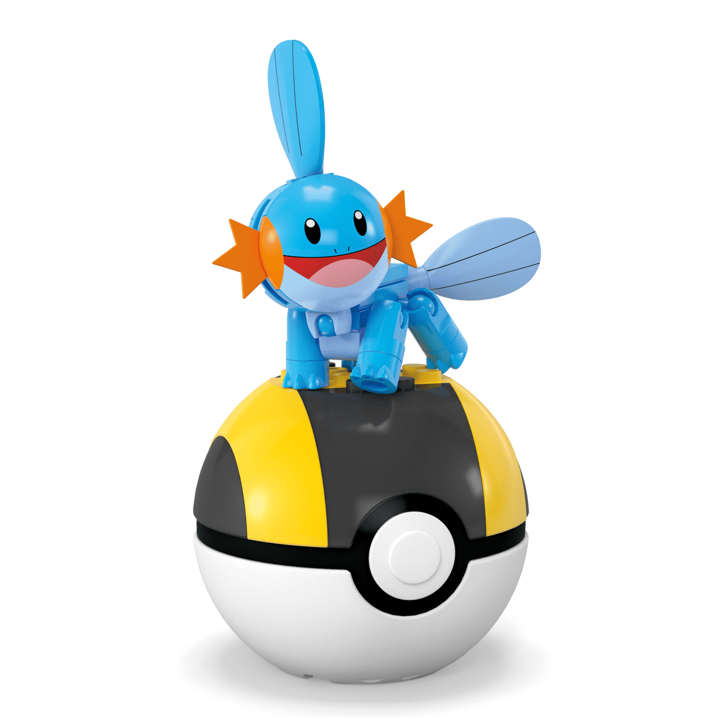 MEGA Pok¨¦mon Mudkip Building Toy Kit, Poseable Action Figure (31 Pieces) For Kids