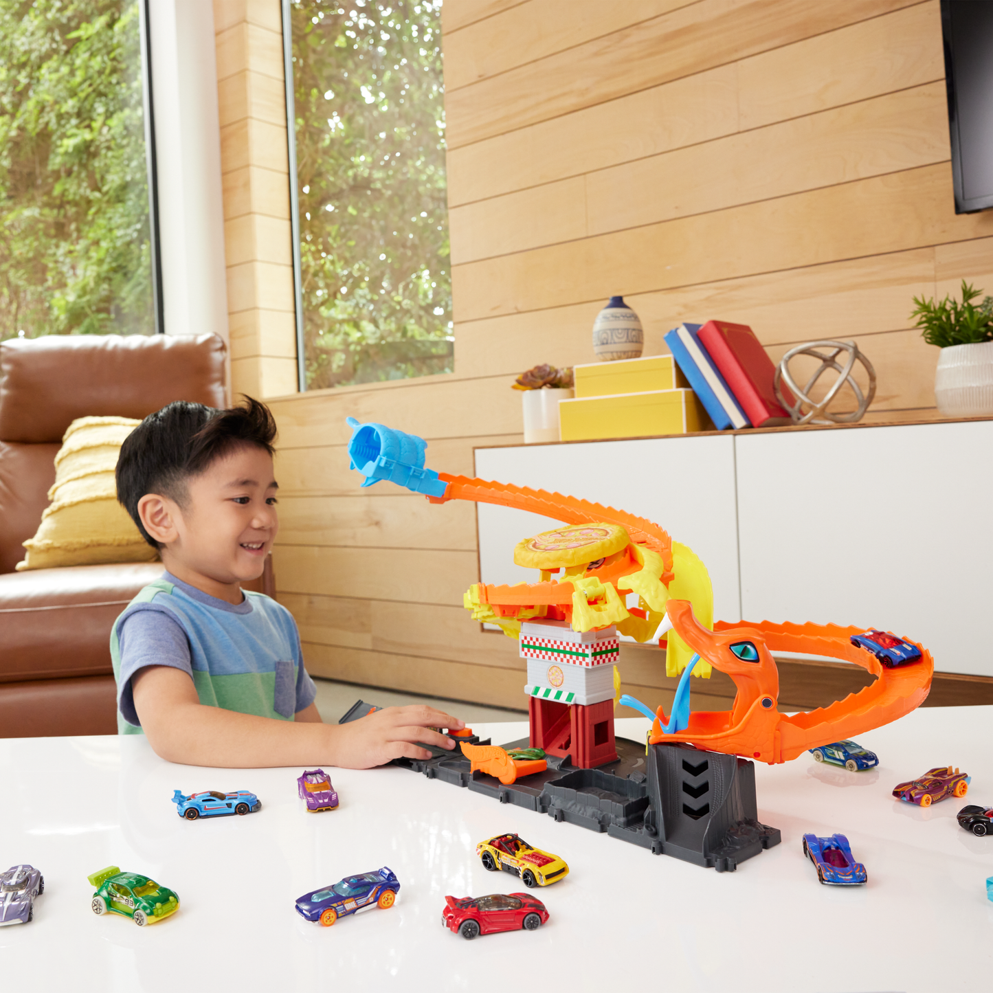 Hot Wheels City Pista de Juguete Ataque de Cobra vs Pizzer¨ªa