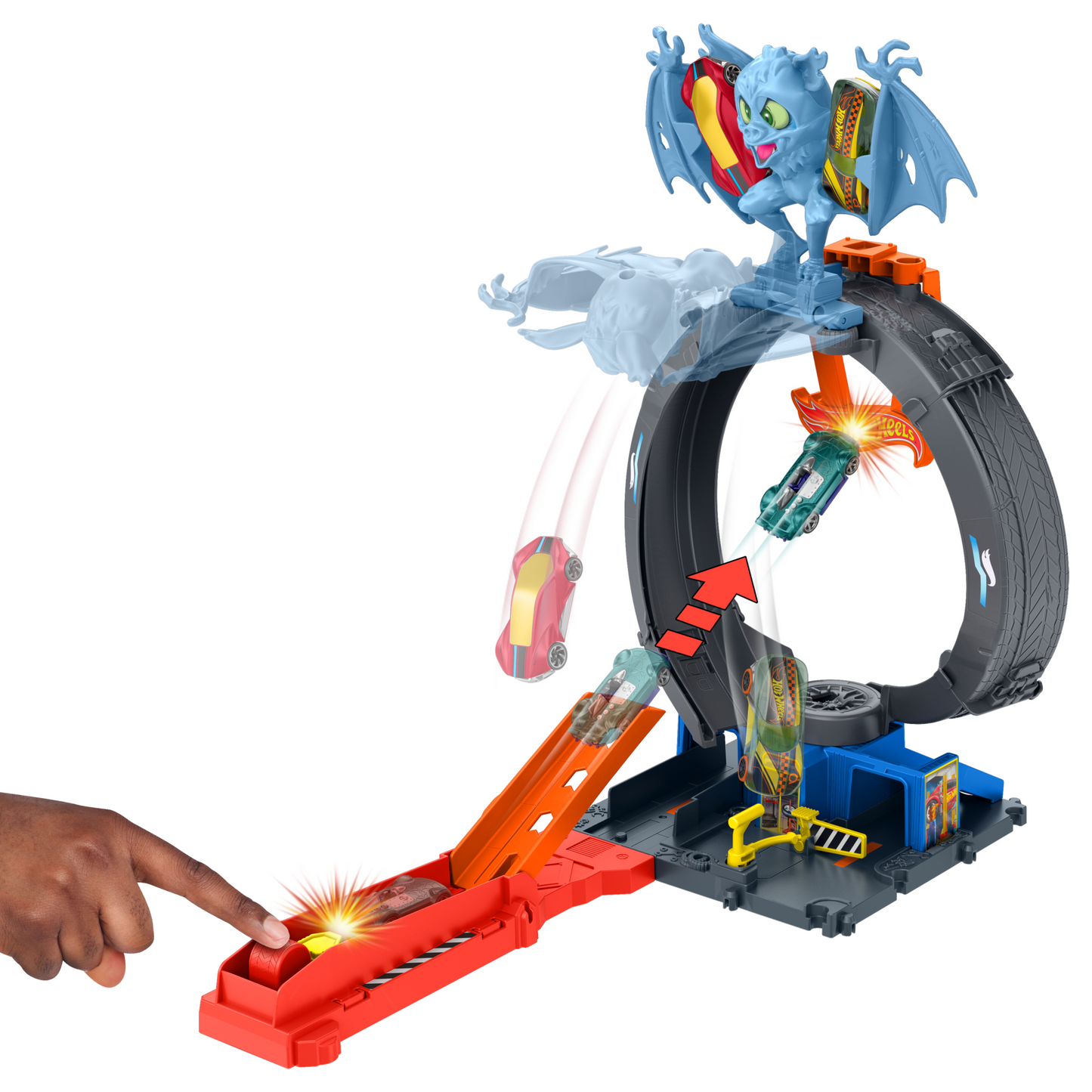 Hot Wheels City Pista de Juguete Ataque de Murci¨¦lago