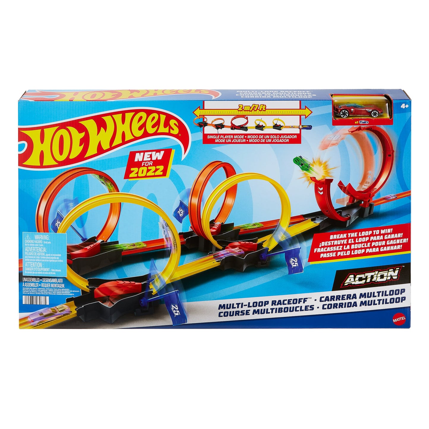 Hot Wheels Action Pista de Brinquedo Competi??o Super Loop